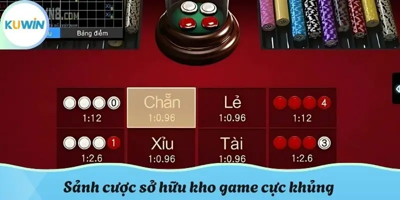 Sảnh cược sở hữu kho game cực khủng