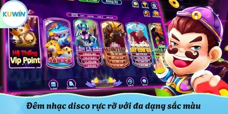 Đêm nhạc disco rực rỡ với đa dạng sắc màu