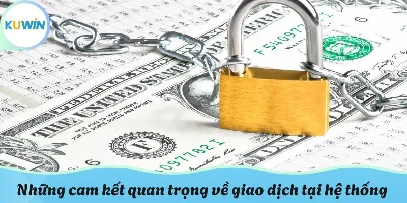 Những cam kết quan trọng về giao dịch tại hệ thống
