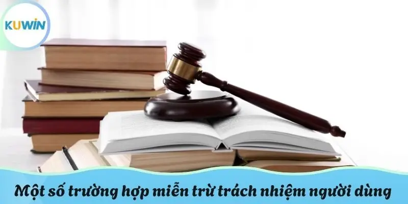 Một số trường hợp miễn trừ trách nhiệm người dùng